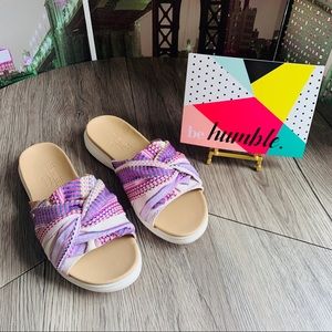 Dr Scholl’s Bewandered Purple Slide Sandals New!